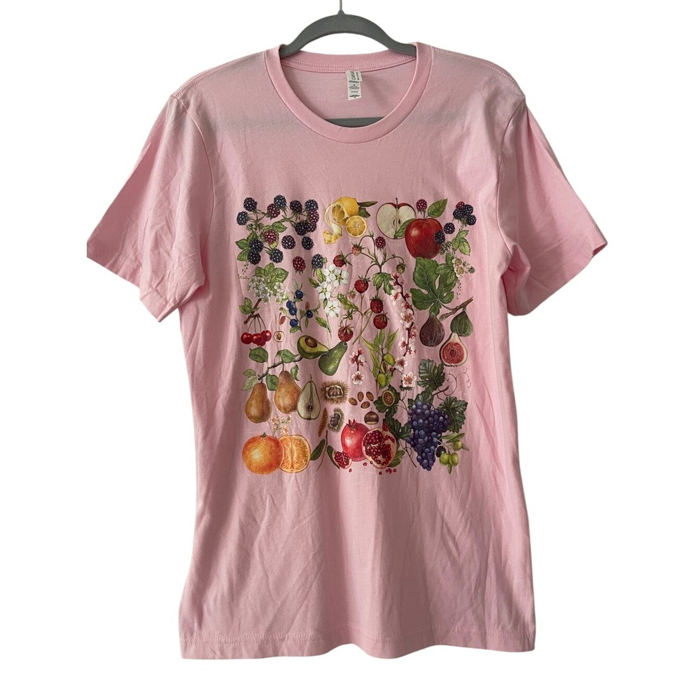 Bella Canvas Pink Gardener Women's T Shirt Medium